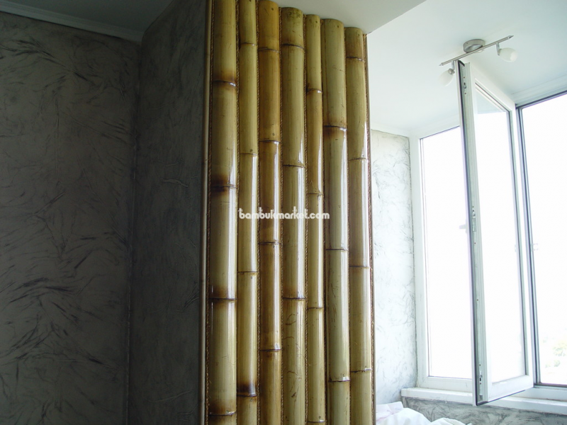 Бамбуковый ствол в интерьере