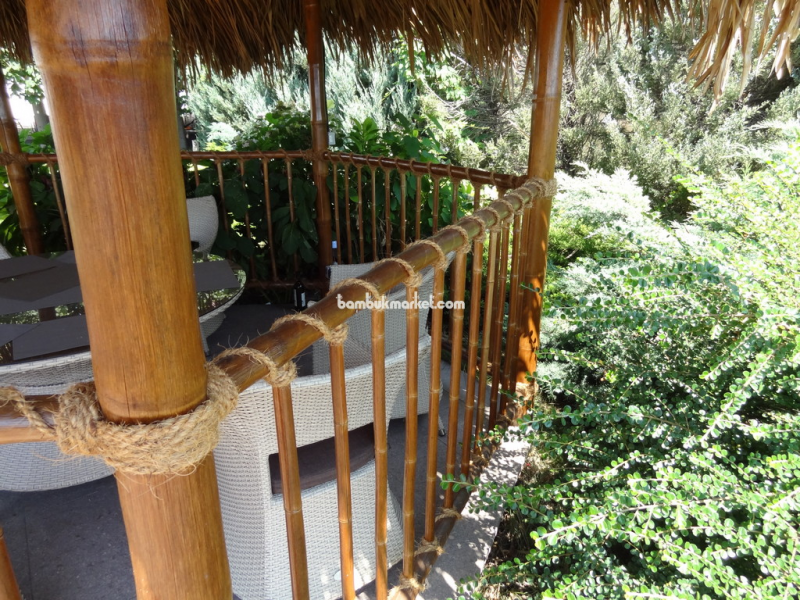 Бамбуковый ствол в интерьере