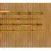 Бамбукові шпалери, ширина 2,5м, темні, прорізані "Квадратна зірка", нелак., планка 17мм – фото 5