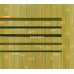 Бамбуковые обои, ширина 0,9м, бледно-зеленые, лак.,мат., планка 17мм – фото 4