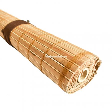 Жалюзи из бамбука, 1,2х1,6м, коричневые, планка 10мм - фото 1