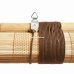 Жалюзи из бамбука, 1,4х1,6м, светло/коричневые, с коричневой строчкой, планка 5мм – фото 2