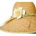Соломенная шляпка с цветком  – фото 2