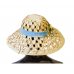 Соломенная шляпа с голубой лентой – фото 3
