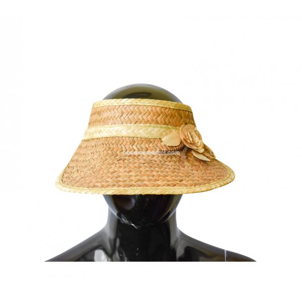 Соломенная шляпка "Козырек"  – фото 2