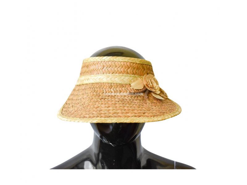 Соломенная шляпка "Козырек"  – фото 1